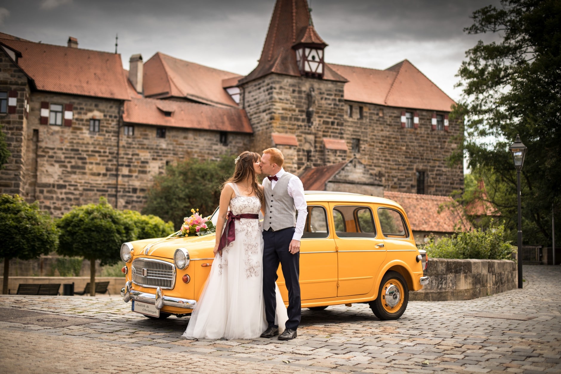Hochzeitsfoto Wenzelschloss Lauf an der Pegnitz
