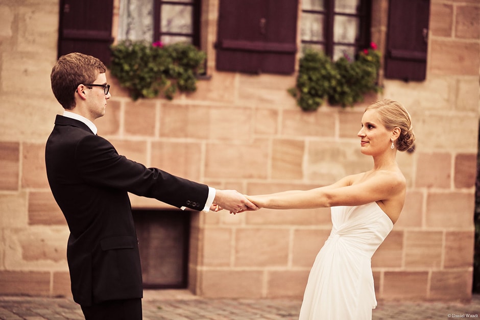 Hochzeit in Nürnberg: Brautpaarshooting