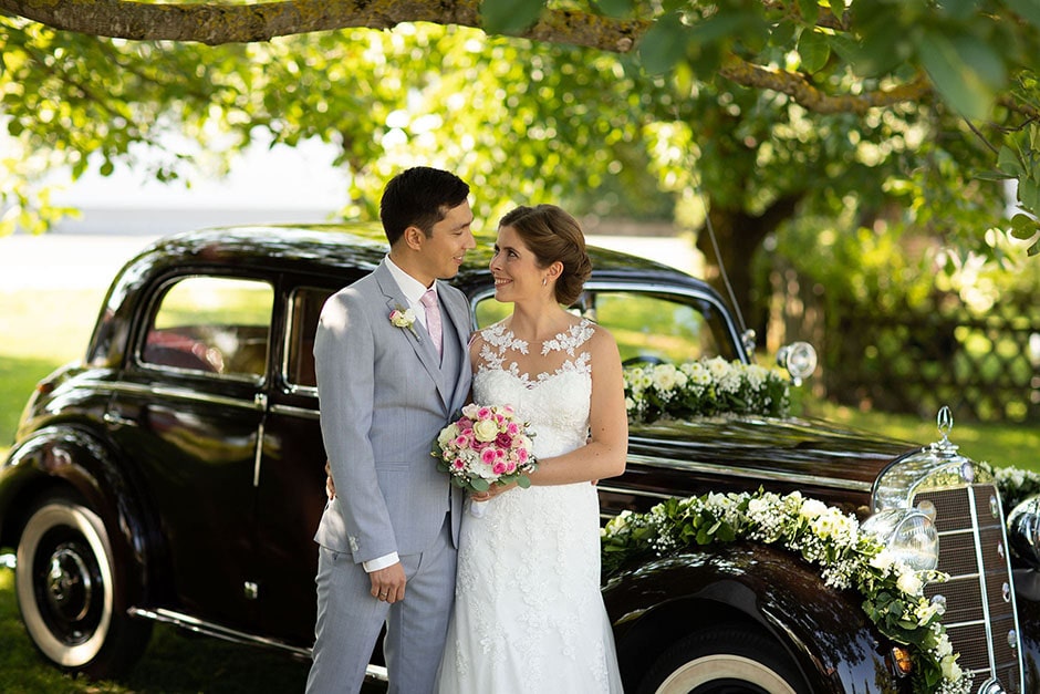 Hochzeit Oldtimer Mercedes